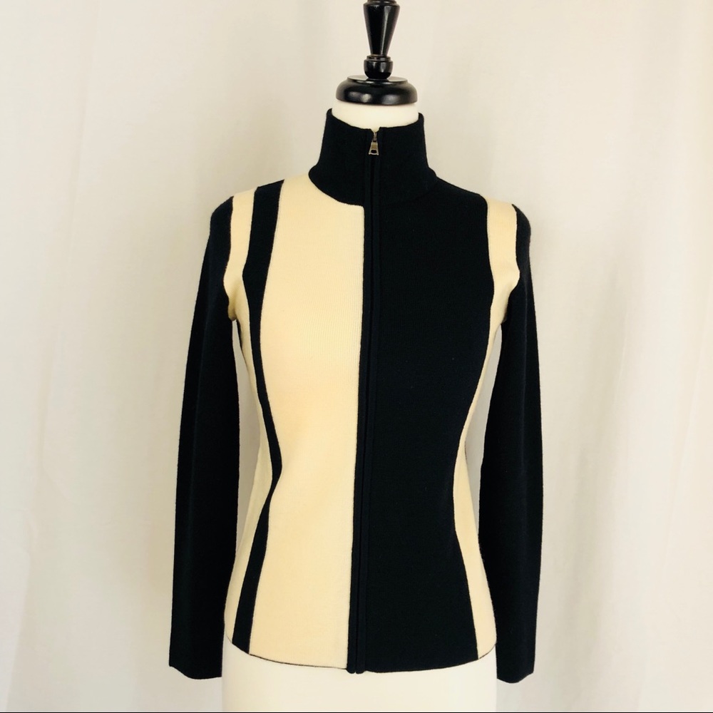 Banana Republic mod zip cardigan sweater